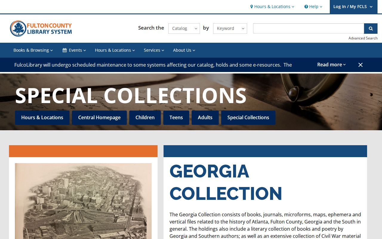 Fulton County Library Georgia history resources supporting South Fulton city directory research