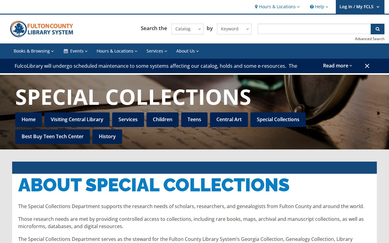South Fulton residents directory Fulton Library Special Collections