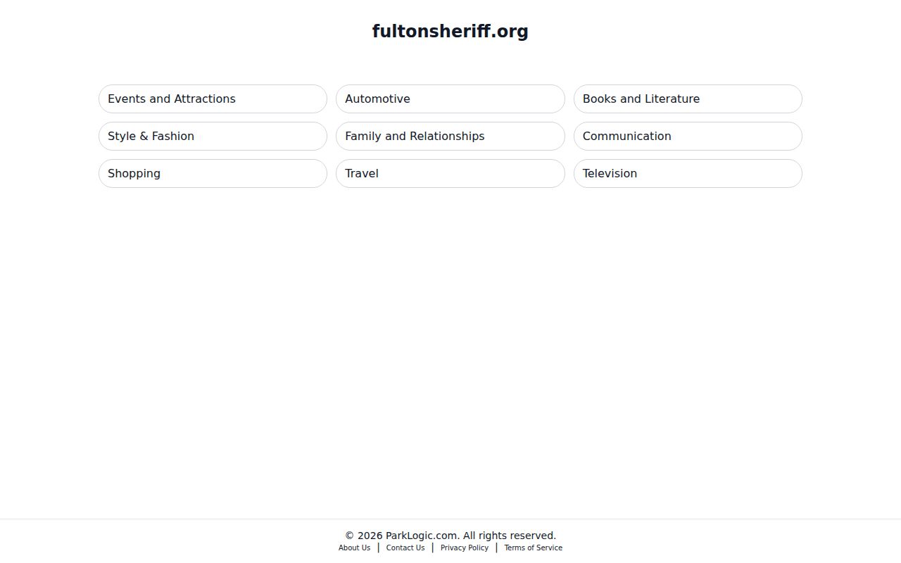 Fulton Sheriff inmate information access page for checking a custody lead